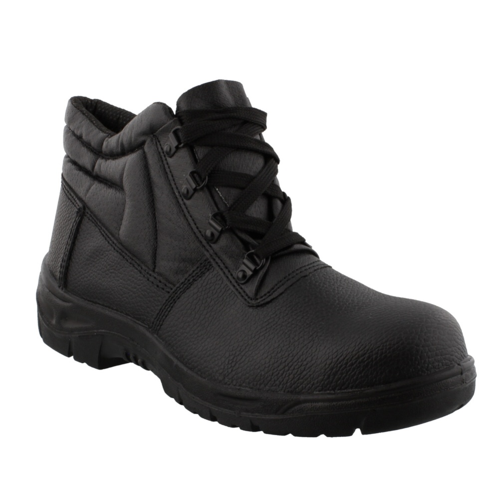 Grafters 5501 Mid-Cut Safety Boot Black